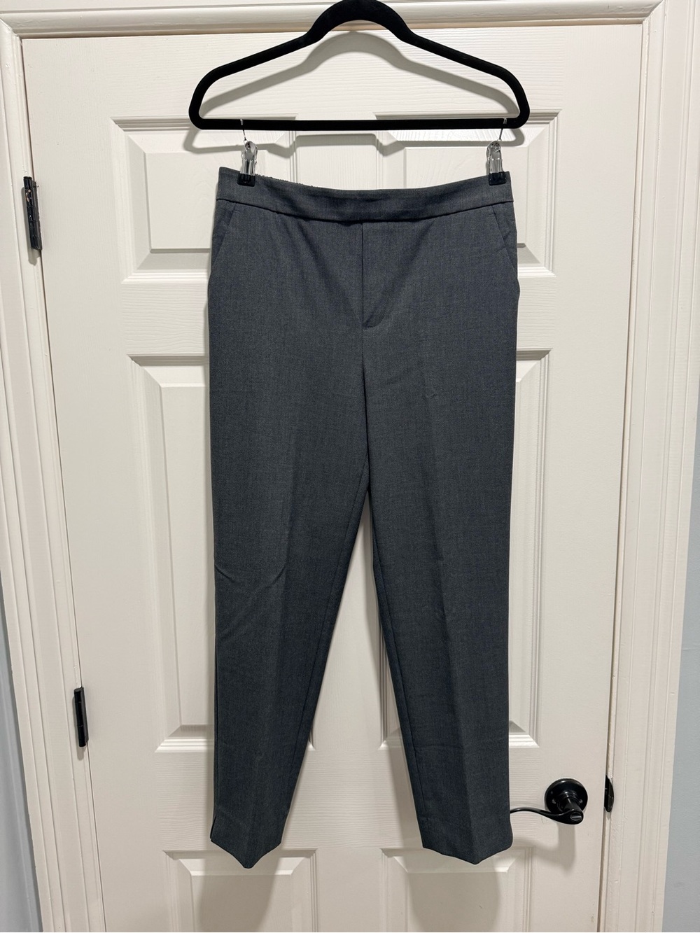 Banana Republic Hayden Tapered Dress Pants in Charcoal Gray